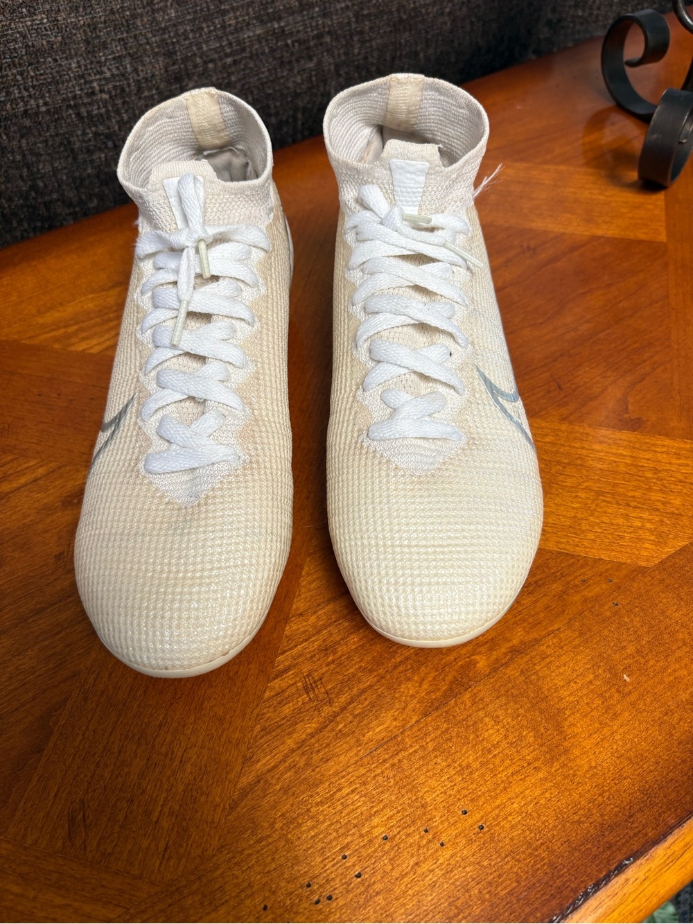 Nike Mercurial Superfly 7 Elite FG White Soccer Cleats Boot  MenUS 8.5